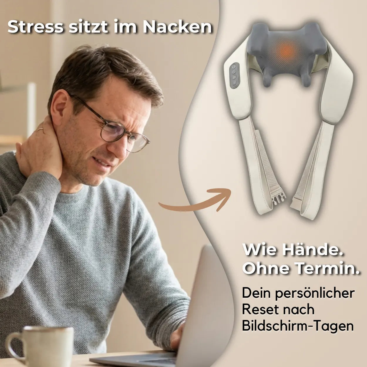 NackenFlowPro Tiefenmassage mit Wärme