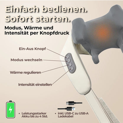 NackenFlowPro Tiefenmassage mit Wärme