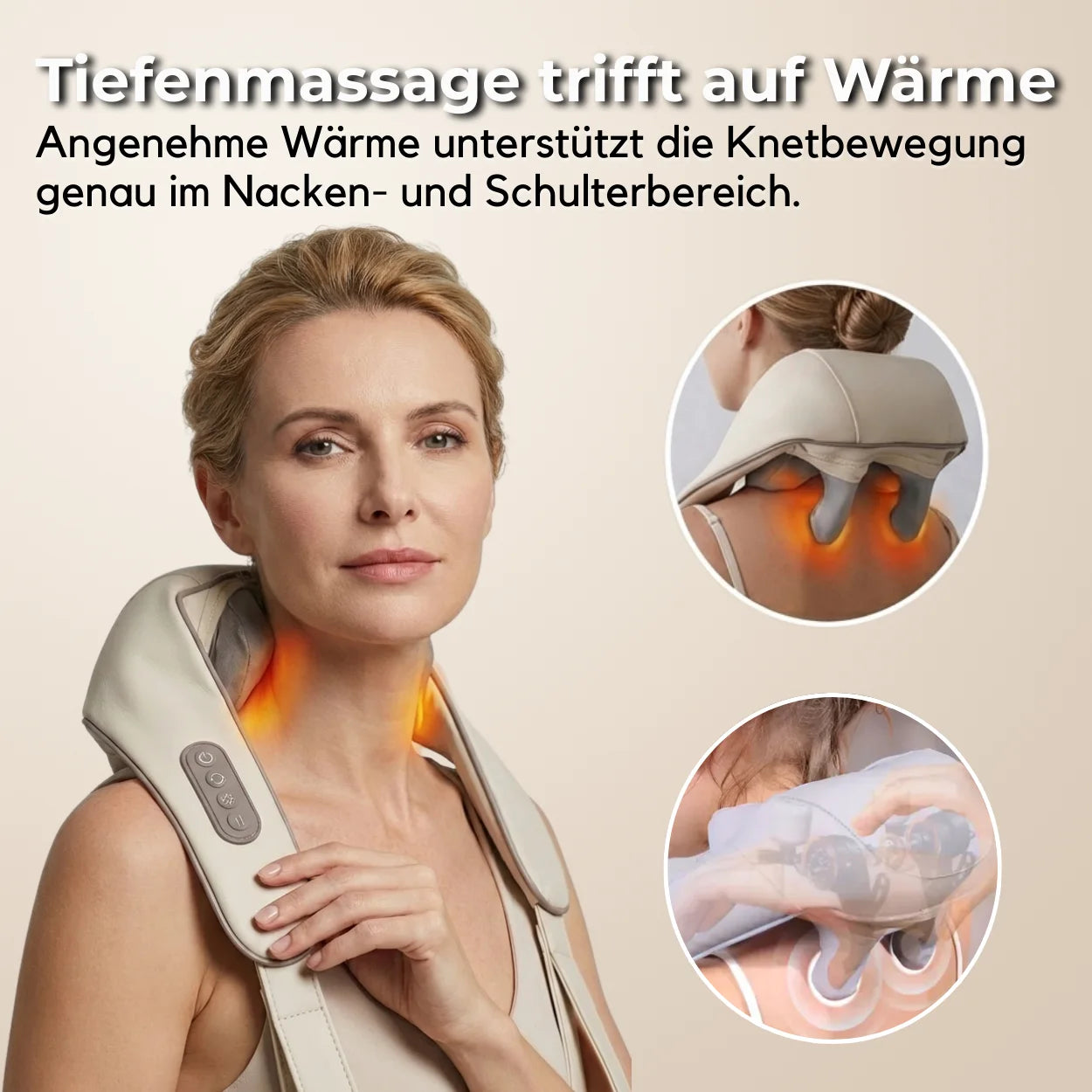 NackenFlowPro Tiefenmassage mit Wärme